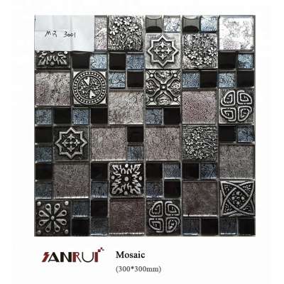 Resin Mix Glass Classic Design Modern House Decoration Egypt tile price